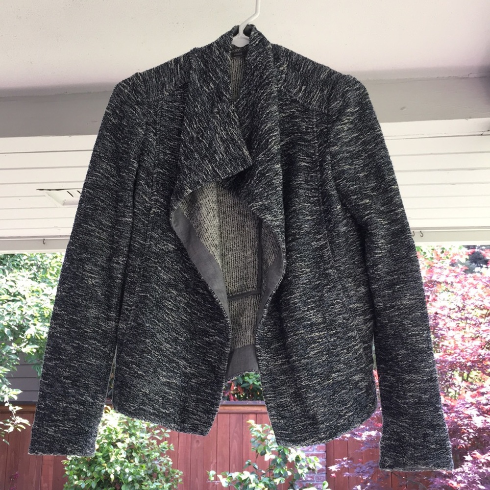 Vince Tweed Moto Sweater/Jacket